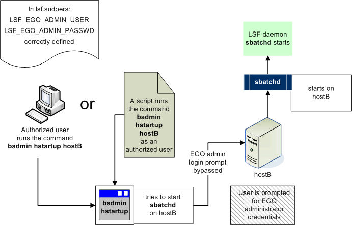 About LSF daemon startup control
